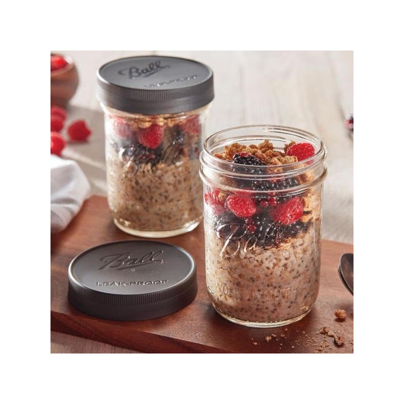 Ball Leak-Proof Plastic Lids for Glass Mason Jars, Used for