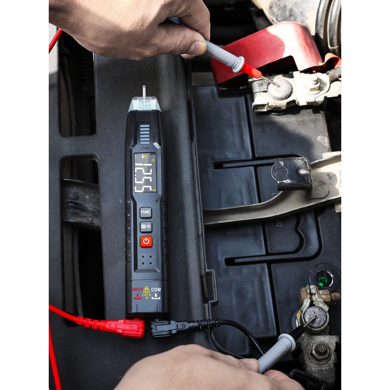 KAIWEETS Multi-function Voltage Tester, Non-Contact Electrical Tester, 600V AC/DC Voltage