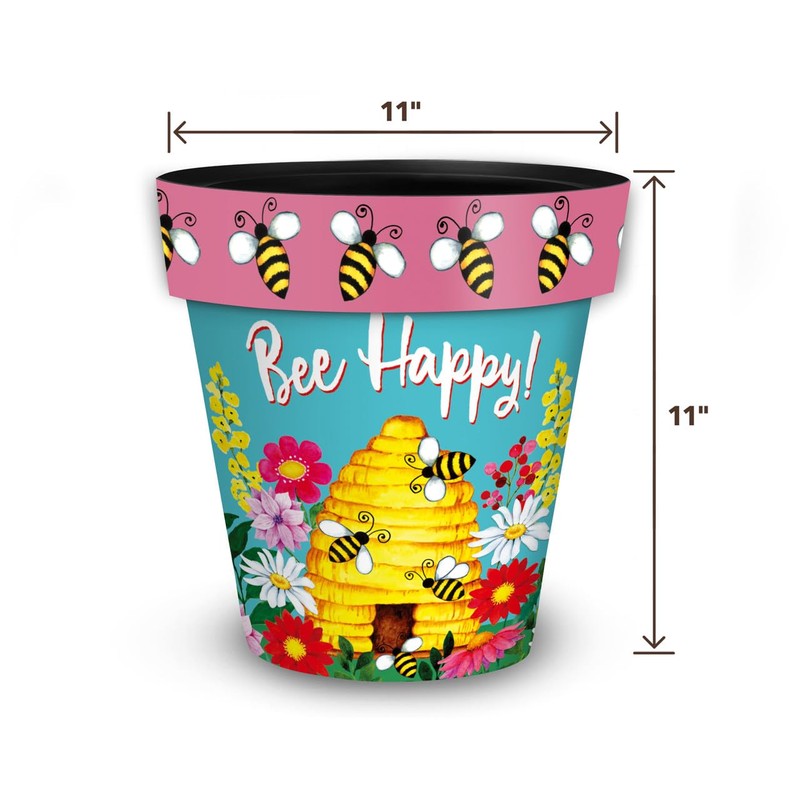 Briarwood Lane Summer Planter 14" x 15" x 15" Fluttering