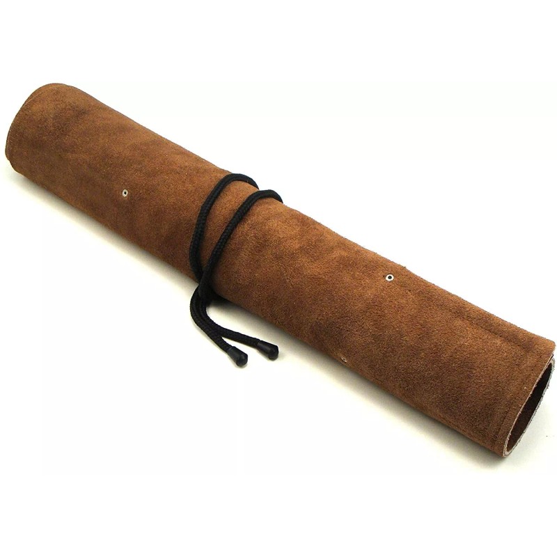 Ramelson 7 Pocket Suede Leather Tool Roll for Larger Wood