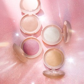 THE SAEM Glam Perfection Baked Highlighter - [SET] PK02 Baby Berry Beam (+Brush)