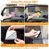 KOCZIL Static Cling Car Window Shades Removable and Reusable Car