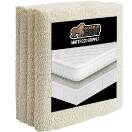 GORILLA GRIP Original Slip Resistant Mattress Gripper Pad, King Size, Helps Stop Bed and Topper from Sliding, Stopper Works on Sofa, Couch, Mattresses, Easy to Trim, Strong Durable Grips Help Slipping