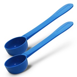 2pc Kit, RE-GEN 10ml Reusable Long Handle Plastic Measuring Spoon Scoops Dosing Spoons | Ideal for Liquids, Powders, Granules, Home, Kitchen, Catering, Healthcare, Fitness