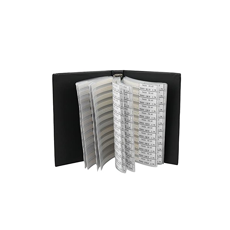 4250 Piezas 170 Valor 0603 SMD Resistor Sample Book Capacitor