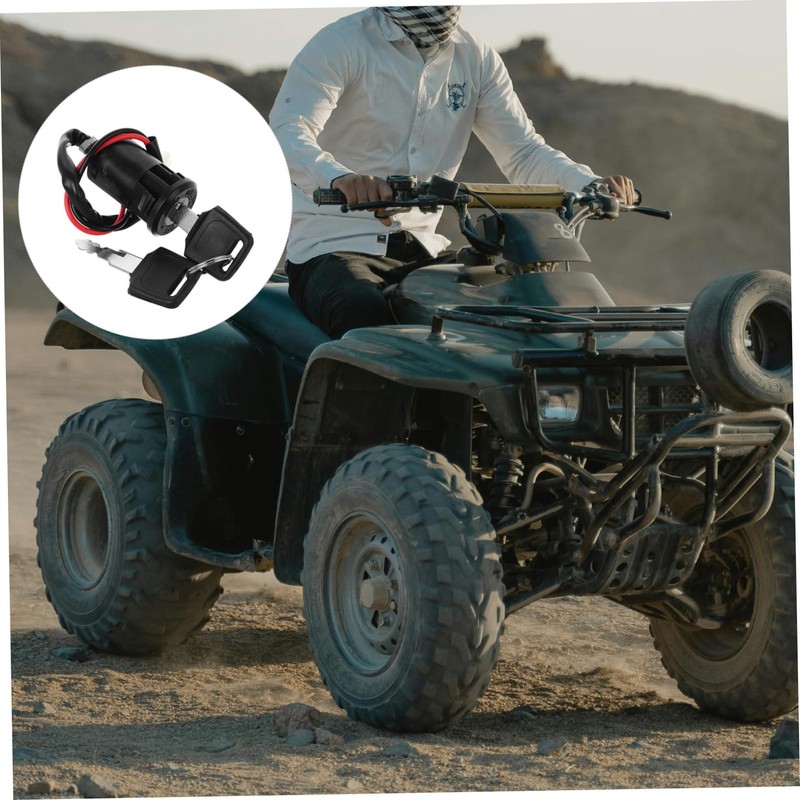 ULTECHNOVO Motorcycle Ignition Switch for ATV and Mini Bike Wire
