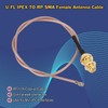 BLTIATLE RP-SMA to IPX Coax Cable 12inch 5Pack RP-SMA Female