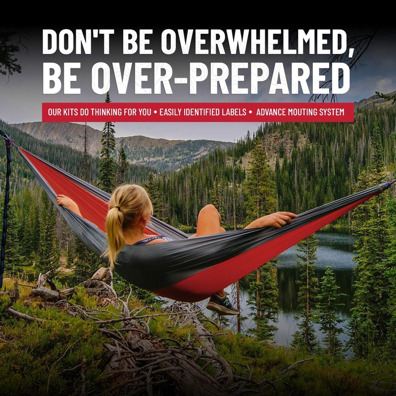 Surviveware 98 Pcs Comprehensive Premium Survival First Aid Kit -