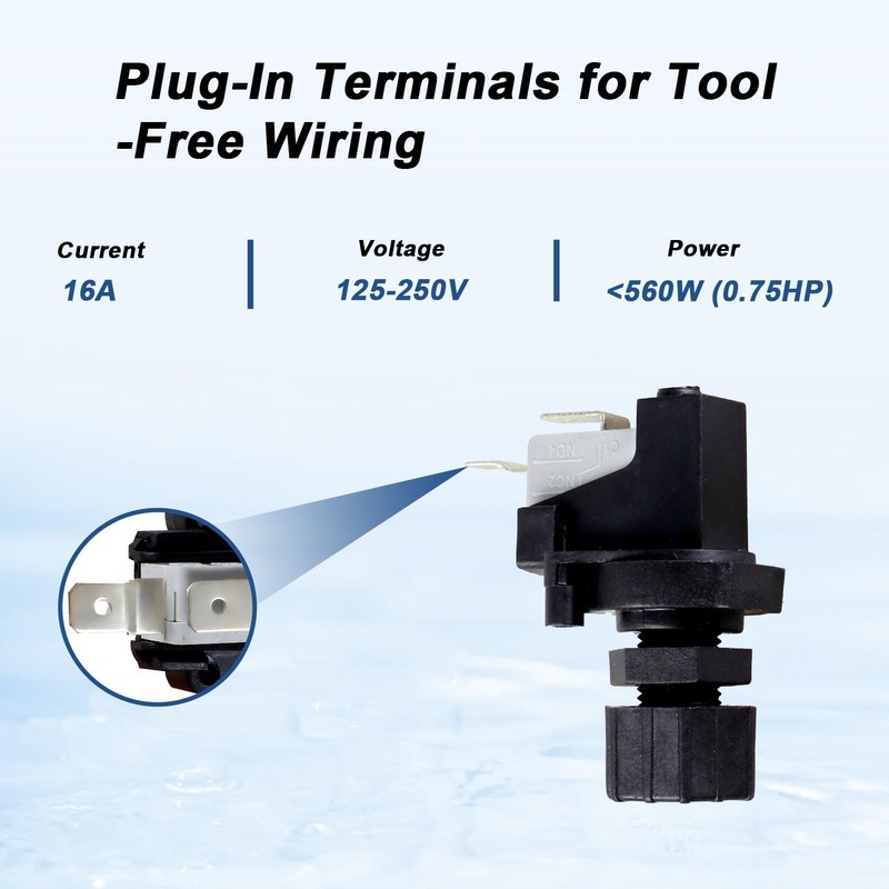 SDRZJX 16A On Off Push Air Button Switch Compatible with
