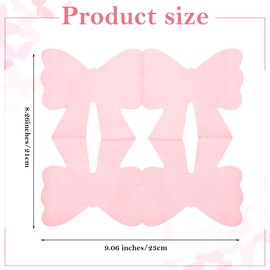 Crtiin 100 Pcs Pink Bow Napkins Disposable Folded Bow Paper Towel Bow Theme Party Decorations Supplies for Valentine's Day Girls Coquette Bachelorette Bridal Engagement Baby Shower Wedding Party