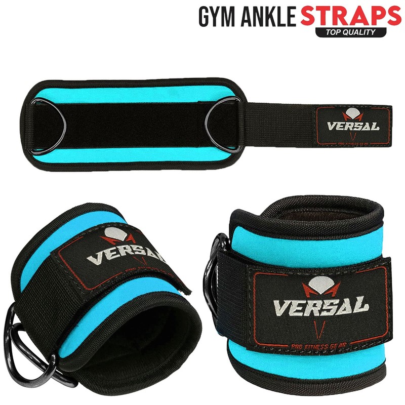 VERSAL Ankle Straps for Cable Machines Attachment Gym Ankle Cuff