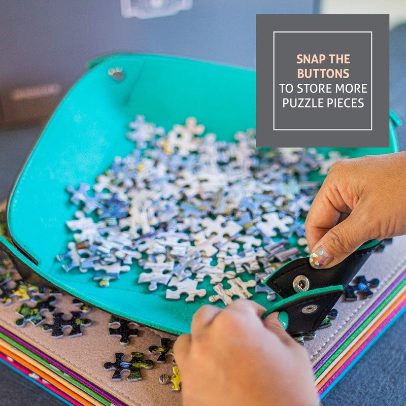 ByAllison Jigsaw Puzzle Sorting Trays 8 Pieces Stackable Large Trays