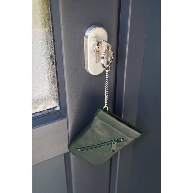 Keycase LEAS, Genuine Leather, green - LEAS Special Edition