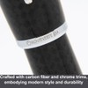 Monteverde Super Mega Carbon Fiber/chrome trim Fountain Pen - Omniflex