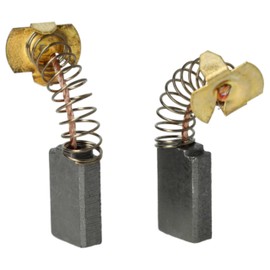 vhbw 2 x Carbon Brushes 5 x 11 x 16.4 mm Compatible with Makita HM1100C, HM1140C, HR3000C, HR4000C, HM0860C Power Tool + Spring
