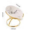 Dobbyby Leaf-Shaped Ceramic Soap Dish with Drain, Soap Holder, Soap