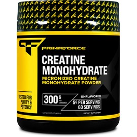 Primaforce Primaforce Creatine Monohydrate Powder, 300 Grams - Micronized, Gluten Free, Non-GMO