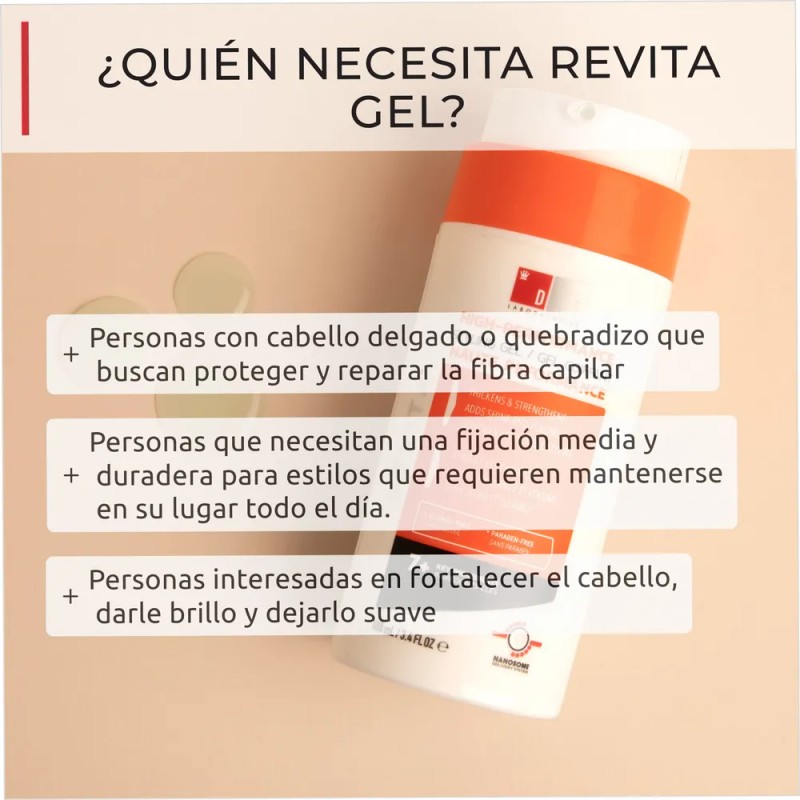Revita® Gel Anticaída Para Moldear Y Fijar El Cabello