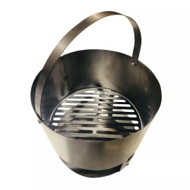 Smoker Builder 14" XL charcoal basket 55 gal Ugly Drum Smoker UDS Barrel Cooker BBQ smoker pit