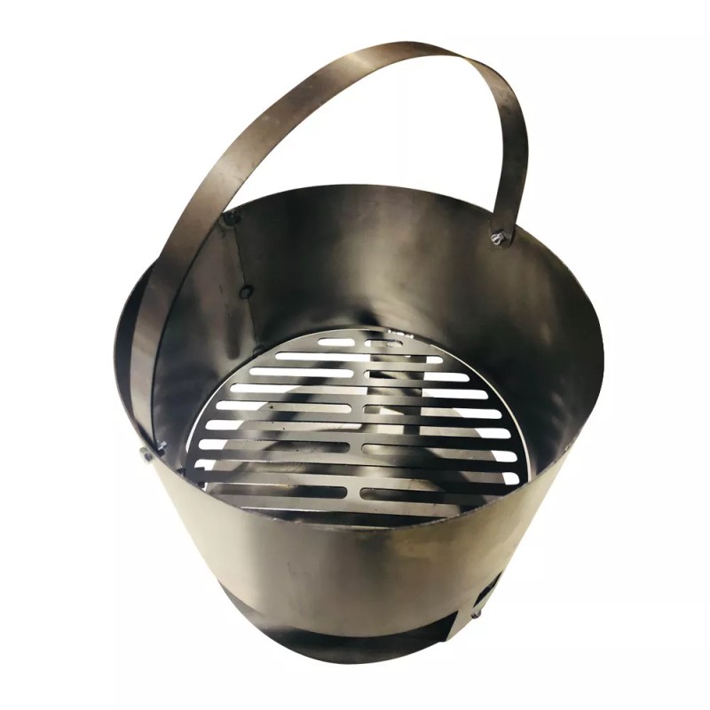 Smoker Builder 14" XL charcoal basket 55 gal Ugly Drum