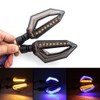 evomosa Universal 10mm Motorcycle 12 LED Turn Signal Lights Blinker