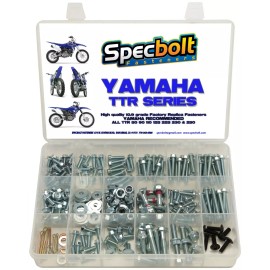 SPECBOLT 250pc Bolt Kit Yamaha TTR TTR50 TTR80 TTR90 TTR110 TTR125 TTR225 TTR250 Maintain
