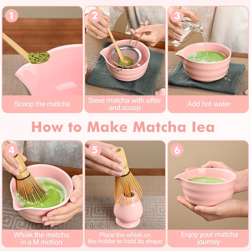 Matcha Whisk Set - Japanese Household Matcha Tea Kit for