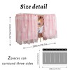 Hoce Bunk Bed Curtain Gauze Bunk Bed Curtains Drapes with
