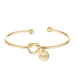 Sorority Things Alpha Delta Pi Sorority Bracelet Love Knot Cuff Bangle