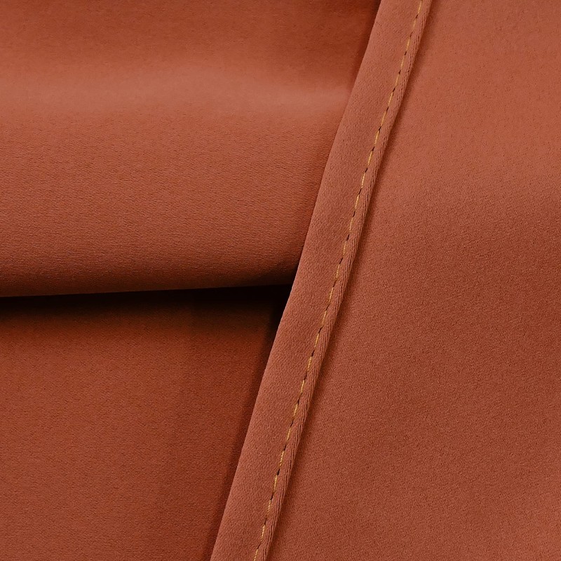 DECOVSUN Rust Valances for Windows 42X18 Inches Blackout Thermal Insulated