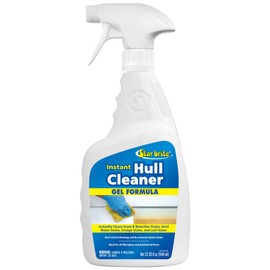 STAR BRITE Instant Hull Cleaner - 32 Oz Gel Spray - Easily Remove Stains, Scum Lines & Grime on Boat Hulls, Fiberglass, Plastic & Painted Surfaces - Easy to Use Formula (096132)
