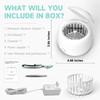 Ultrasonic Retainer Cleaner, 45kHz Retainer Cleaner Machine for Dentures, 4