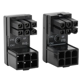 ATX 6Pin Adapter for Desktops Graphics Card Female to Male 180 Degree Connector Accessories