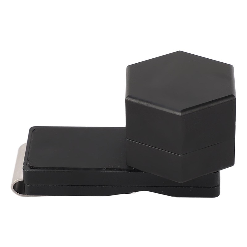 Mini Portable Magnetic Billiard Cue Chalk Case Black Billiard Cue