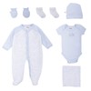 Baby Creysi, Conjunto Unisex Bebé, Azul (Blue), 6 Meses Paquete