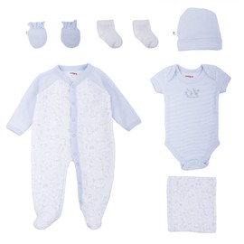 Baby Creysi, Conjunto Unisex Bebé, Azul (Blue), 6 Meses Paquete De 7