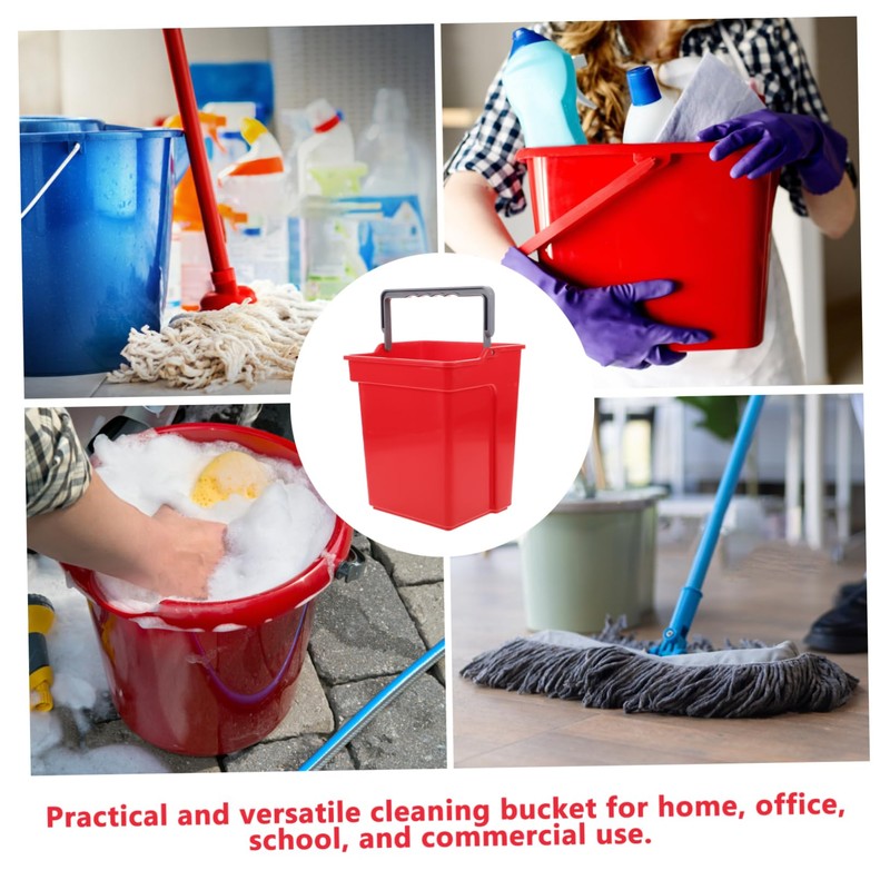 KOMBIUDA Portable Multifunctional Storage Bucket with Handle Large Capacity Household