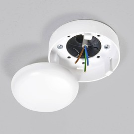 WONEEY District box for ceiling (diameter 100 mm x height 46 mm), junction box, white, not waterproof, 1 piece