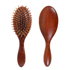 Hair Brush Wooden, Sandalwood Air Cushion Combs Eco Friendly for Scalp Massage -Anti-static, No Hair Tangle