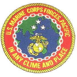 Marine Forces Pacific Round Patch - Great Detail and Color - Veteran Owned Business
