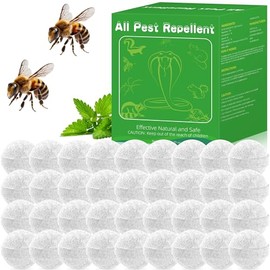 36Pack Wasp Repellent Outdoor – Natural Wasp Deterrent for Outdoor Use, Long-Lasting Protection for Porch, Patio, Deck & Garden, Safe for Family and Pets