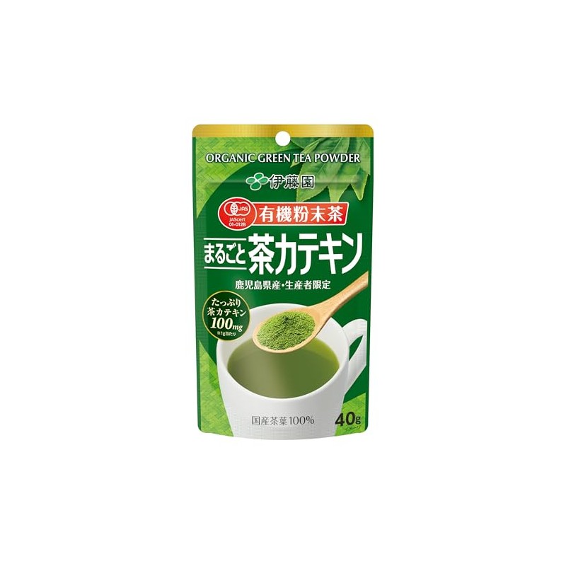 Ito En Organic Powder Tea, Whole Catechin Tea, 40g