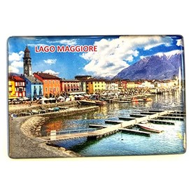 Lago Maggiore Italy, fridge magnet, gift, holiday, souvenir, travel souvenir, 812, colourful