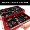 AUTOHJ [𝐔𝐩𝐠𝐫𝐚𝐝𝐞𝐝] 𝟔𝟓 𝐏𝐂𝐒 Tool Box Organizer Tray 𝟓 𝐒𝐢𝐳𝐞𝐬