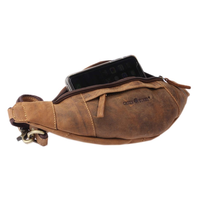 Greenburry Vintage Bum Bag Leather 36 cm braun