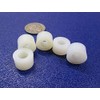 Natural Nylon Spacer, Unthreaded, 1/4" Screw Size x .500" OD