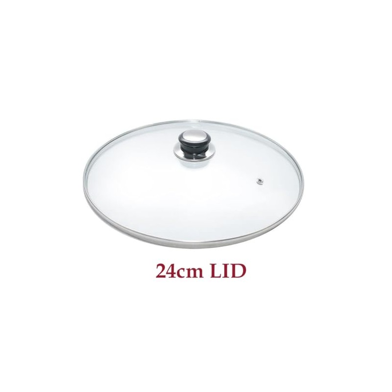 MIFAH Tempered Glass Lid Designed to Fit All Frying Pans
