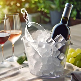 Amazing Abby - Elsa - 24-Ounce Plastic Ice Scoops (Set of 4), Plastic Utility Scoops, BPA-Free, Food-Grade, Shatter-Proof, Good for Kitchen and Restaurant, Perfect for Home and Commercial Use