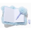 Claire's Super Cute Blue Mouse Plush Diary With Mini Bear