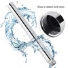 Shower Extension Tube, 8inch Round 201 Stainless Steel Bathroom Accessory
